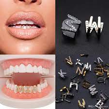 Maybe you would like to learn more about one of these? 2021 Gold White Gold Iced Out A Z Custom Letter Grillz Full Diamond Teeth Diy Fang Grills Bottom Tooth Cap Hip Hop Dental Mouth Teeth Braces From Guozhuwu 9 84 Dhgate Com
