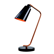 Defined by clean lines, organic forms, minimal ornamentation, and high functionality, the style has an undeniably timeless appeal. Mid Century Modern Desk Lamp Black With Brass Inside Alvar By Kenroy Home Lighting 32940bl Destination Lighting