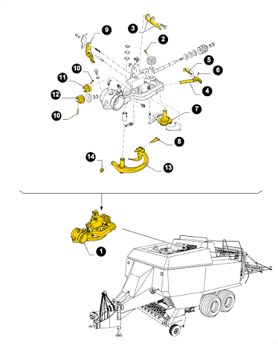New Holland BB940A Packer Cutter Baler