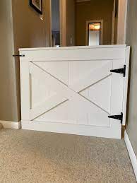 Rustic Baby Gate Barn Door Baby Gate Baby Gate For Stairs Custom Dog Gates