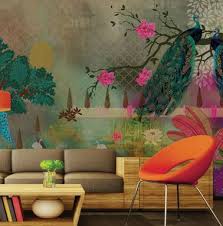 Shop Premium Designer Wall Papers By Krsna Mehta Home Wallpaper Wallpaper Living Room Indian Decor