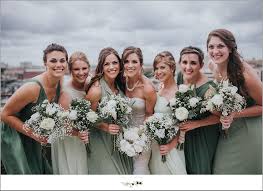 Hubbard Park Wedding Milwaukee Wi Robin And Michael Twig Olive Photography Bridesmaid Dress Green Shades Mismatched Green Bridesmaid Dresses Bridesmaid Dress Shades