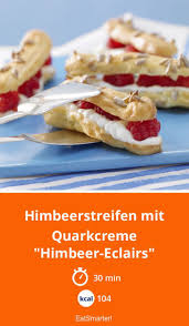 Himbeerstreifen Mit Quarkcreme Rezept Quarkcreme Rezepte Kochen Und Backen