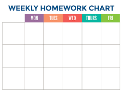 Printable Homework Chart Printable Free Printable Worksheets
