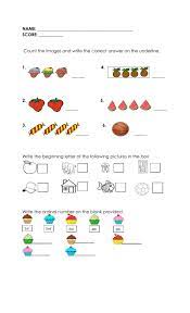 kindergarten worksheet worksheet