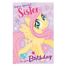 Shop.alwaysreview.com has been visited by 1m+ users in the past month Special Sister My Little Pony Birthday Card Mp056 Character Brands