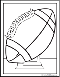All pdf templates on this page can be downloaded and printed for free. 33 Football Coloring Pages Customize And Print Ad Free Pdf