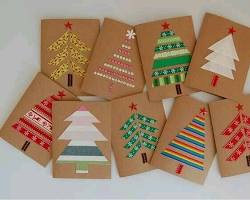 Cartões de Natal faça você mesmo