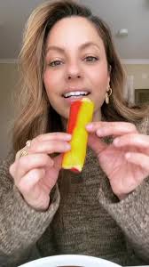 Mango Passion sorbet är key!!! #fruitrollupchallenge #fruitrollups  #fruitrollupandicecream fruit roll-ups #viralfoods #foodtrends #mattrend