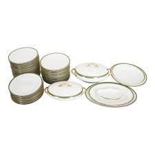 French Vintage Fifty Two Piece Limoges Luncheon Service Fireside Antiques Limoges French Vintage Antique French Furniture
