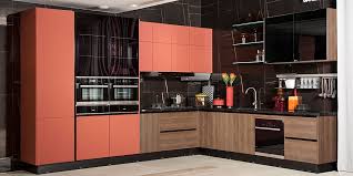 Browse the following collection of the latest design trends and kitchen colors 2017. Modern L Shaped Kitchen Cabinet With Pvc Finish Plcc19112 Oppein The Largest Cabinetry Manufacturer In Asia