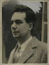 1933 Press Photo David Lamson, Stanford Press Official, Accused of Murder