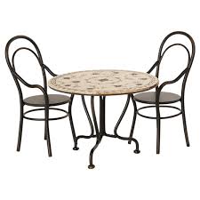 Make online reservations, read restaurant reviews from diners, and earn points towards free meals. Dining Table With 2 Metal Chairs Maileg L Little Home Fr