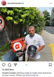 Top 11 food delivery services you can order online in malaysia. Air Asia Ceo Tony Fernandes To Try His Hand At Being A Food Delivery Rider For Company S Food Delivery Service Mothership Sg News From Singapore Asia And Around The World