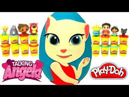 Talking Angela Surpriz Yumurta Oyun Hamuru Konusan Kedi Angela Oyuncak Masa Mlp Youtube Oyun Hamuru Oyuncak Play Doh