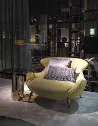 Sparkling Shades Of Citron Enliven The Furniture Of The New Roberto Cavalli Home Interiors Collection A Tropical Lush Prop Home Decor Home Accessories Decor