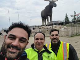 Say hello to Mac the Moose who stands tall just off Highway #1 near Moose  Jaw, Saskatchewan! After some tinkering (and a friendly little rivalry with  Norway) Mac is now proudly the
