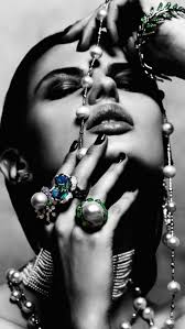 Black And White Jewelry Photography Black White Photos Face Photoshoot Jewelry Photography