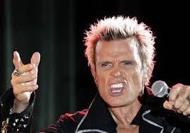 Billy Idol plays at fan's birthday