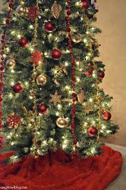 Make your christmas tree luxurious: Red And Gold Christmas Tree Michaels Dream Tree Challenge