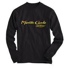 Details About Chevrolet Monte Carlo T Shirt Long Sleeves Black All Size