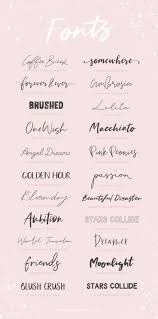 Fonts Collection For Commercial Use Download Handwritten Brush Script Calligraphy Handlettering Signature Fonts For Signature Fonts Tattoo Fonts Lettering