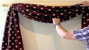 By adding a decorative rod or window medallions to your window treatment to hold the scarf, you can make any window in your home a standout. No Sew Scarf Valances Promo Wmv Youtube