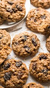 Healthy Oatmeal Raisin Breakfast Cookies Only 82 Calories These Skin Breakfast Cookies Healthy Oatmeal Raisin Cookies Healthy Cookie Recipes Oatmeal Raisin