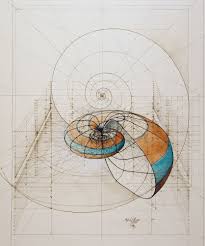 This Architect Fuses Art And Science By Hand Illustrating The Golden Ratio Courtesy Of Rafael Araujo Geometry Art Geometric Art Sacred Geometry