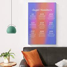 Amazon.com: AOMACA Angel Number Poster Knowledge Chart Wall Artwork  Inspirational PostersCanvas Painting Posters And Prints Wall Art Pictures  for Living Room Bedroom Decor 12x18inch(30x45cm): Posters & Prints