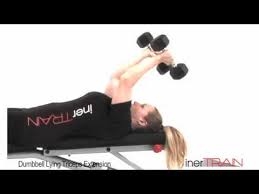 This exercise targets your triceps and provides a low cardio benefit. Dumbbell Lying Triceps Extension Myworkouts Io