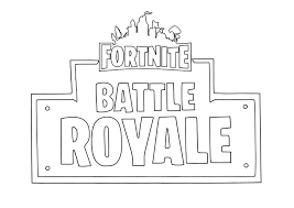 Coloring pages for tnite printable. Logo Fortnite Battle Royale Fortnite Battle Royale Kids Coloring Pages