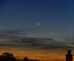 A Crescent Moon And Venus At Dawn Professor Morison S Astronomy Digest In 2020 Ancient Sumerian Venus Images Astronomy