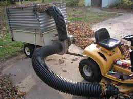 Low Budget Rider Leaf Vac Lawn Vacuum Lawn Mower Garden Tool Storage