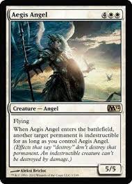 I Love My Aegis Angel Magic The Gathering Aegis Angel Magic 2012 0 75 For My Spirit Angel De The Gathering Magic The Gathering Magic The Gathering Cards