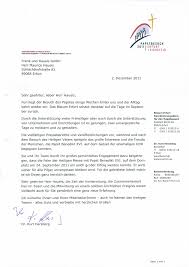 Dankesschreiben Des Koordinierungsburos Fur Unsere Mitarbeit An Der Organisation Ausgestaltung Und Durchfuhrung Des Besuc Dankesschreiben Papst Papst Benedikt