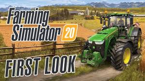 Farming Simulator 20 First Look Gameplay Youtube