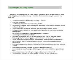 An electrical inspection checklist is an essential tool to determine if your workers and worksite conditions adhere to electrical compliance safety rules. Free 7 Sample Job Safety Analysis Templates In Excel Pdf Google Docs Pages Ms Word