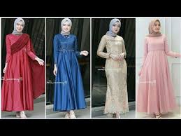 Kamu bisa sontek gaya dari gamis hingga baju koko … Baju Pesta Muslim Terbaru 2020 2021