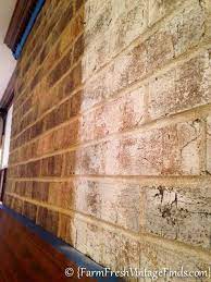Take a paper towel and dab the excess off. How To Whitewash Brick Farm Fresh Vintage Finds White Wash Brick Fireplace Remodel Farm Fresh Vintage Finds