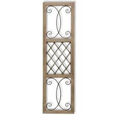 Decorative wooden large scroll centre appliques furniture mouldings onlay w55. 64 75 Traditional Rectangle Aspire Scroll Metal And Wood Decorative Wall Art Stylecraft Target