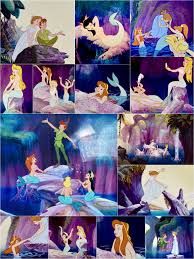Mermaid Lagoon From Walt Disney S Peter Pan Rko Disney 1953 Mermaid Disney Disney Art Mermaid Lagoon