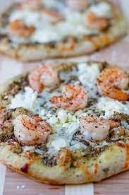 Shrimp And Pesto Pizza Recipes Pizza Recipes Homemade Food