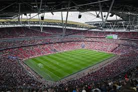 Wembley stadium connected by ee. Football Match At Wembley Stadium London Editorial Photography Image Of Stadium Football 121497977
