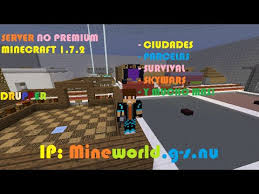 Let me know in the comment💬 secti. Mineworld Nuevo Servidor 1 7 2 No Premium Ciudades Minigames By Thejazz