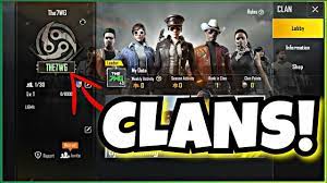 New Clan System In Pubg Mobile Youtube