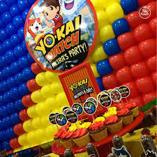 Painel Display E Toppers Personalizados Yo Kai Watch Para A Festa De 10 Anos Do Akira Temayokai Yokai Yokaimedal Yokaiwatch Tin Festa Aniversario Akira