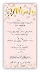 Menu Champagne Dorure Menu Mariage Mariage Menu Mariage Carte