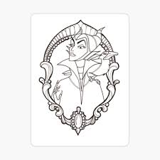 Tattoo ideas on the socials. Maleficent Flash Black And White Canvas Print By Horimonoatelier Redbubble