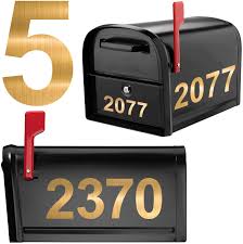Specifically, in my building, my mailbox number is 500 less than my apartment number, so if i lived in apartment 715 then my mailbox number would be 215. Buy 50 Pieces Self Adhesive Vinyl Brushed Metal Texture Numbers Sets Mailbox Numbers Waterproof Sticker 5 Sets 3 X 3 Set 4 X 2 Set For Signs Door Cars Trucks Home Address